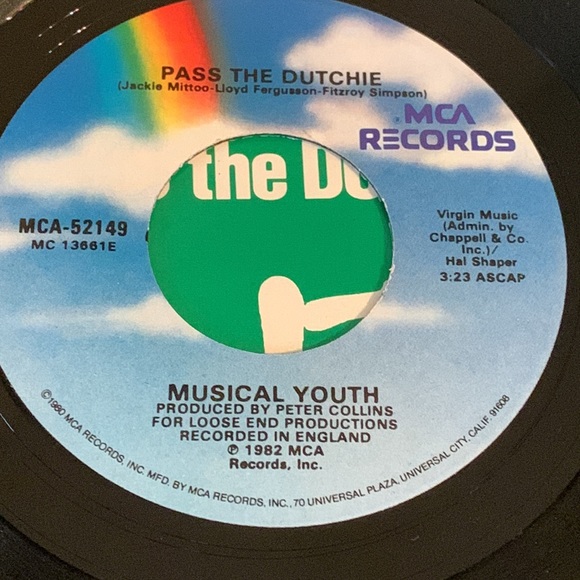 Vintage Musical Youth 7” Vinyl Record, 1982, Pass the Dutchie - Picture 5 of 8